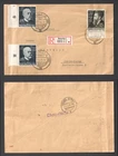 Germany Danzig 1939 Registered Cover To Gross Gerau. Scientist Stamps