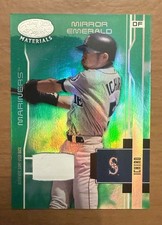 2003 LEAF CERTIFIED ICHIRO GAME USED BASE REIC /5 MIRROR EMERALD MARINERS NRMT