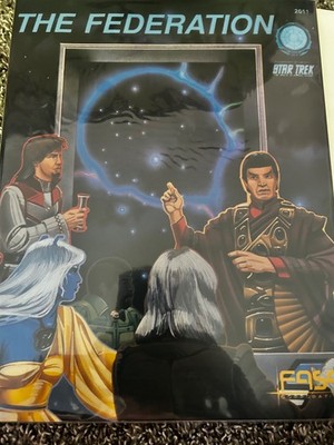 VINTAGE-1986 Star Trek The Roleplaying Game The Federation FASA #2011 Book-RARE