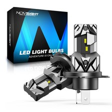 NOVSIGHT H4 LED Headlight Bulbs 60W High or Low Beam Canbus Error Free 20000LM