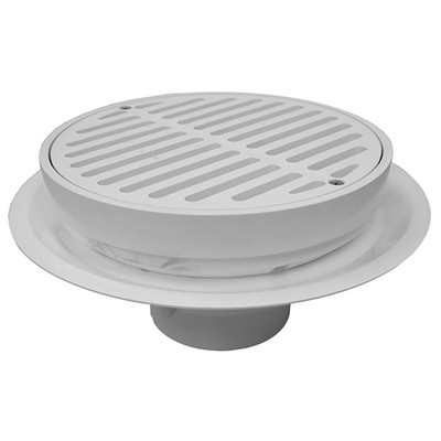 Jones Stephens D50182 4 PVC HD TRAF DRN W/ PVC GRATE & SB