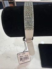 Authentic Swarovski Deluxe Crystal Slake Crystal Bracelet Grey Band 1515525