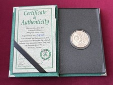 1993 Larry Bird #33 Boston Celtics Legend 1 oz .999 Fine Silver, Balfour Mint