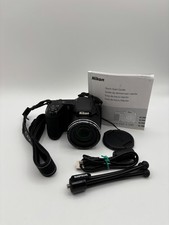 Nikon COOLPIX L320 16.1MP Digital Camera Black 26X Optical Zoom - Bundle Tested