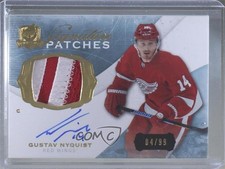 2014-15 Upper Deck The Cup Signature 4/99 Gustav Nyquist #SP-GN Patch Auto a1h