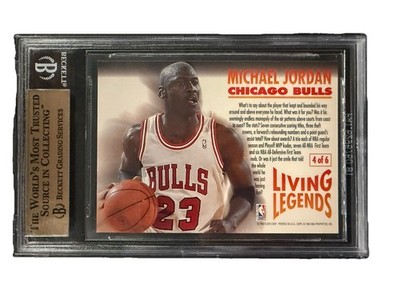 1993 Fleer Michael Jordan #4 Living Legends - Gem Mint BGS 9.5 | eBay