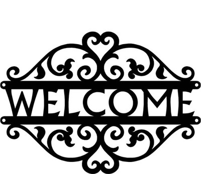 Double Vine Welcome Sign or Personalized Name Plaque - Made in USA