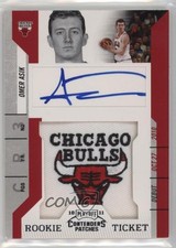 2010-11 Playoff Contenders Patches Rookie Ticket Auto Omer Asik #150 Auto 1m1j