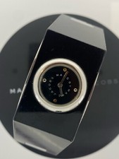 MARC by Marc Jacobs Black Ceramic & S/Steel Quartz Bracelet Watch. Discontinued.
