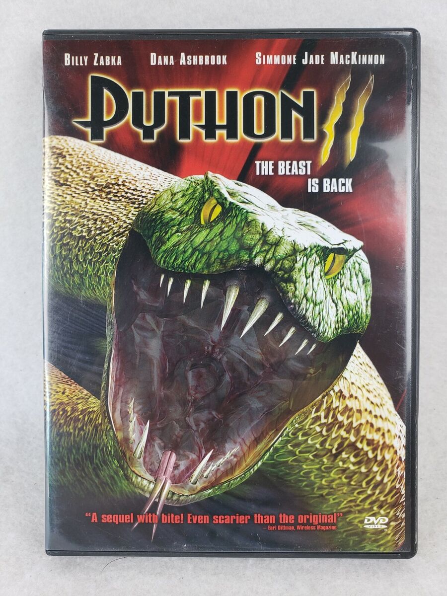 Python II The Beast Is Back DVD 2003 Widescreen Billy Zabka Horror Python II The Beast Is Back DVD 2003 Widescreen Billy Zabka Horror