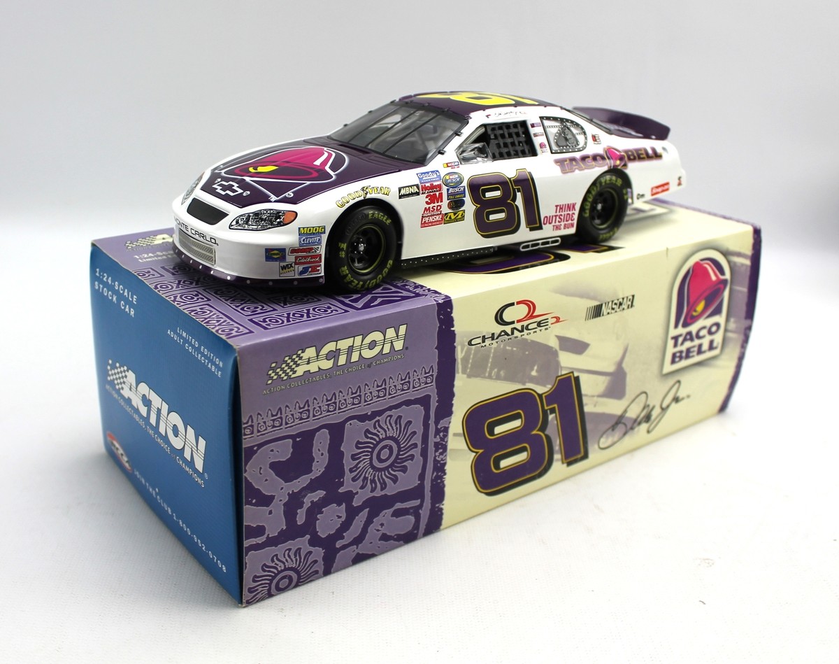 NASCAR 1/24 ACTION ♯81 TACO BELL 2004 Dale Earnhardt JR #81 Taco Bell Elite ACTION 1/24 #880