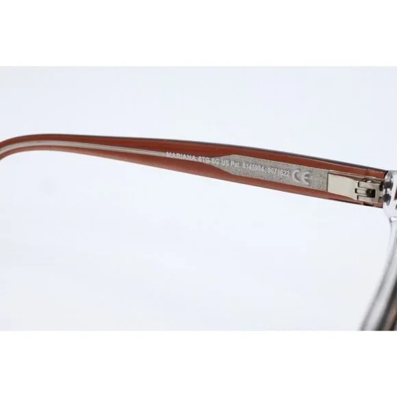 Maui Jim Mariana MJ 828-25E Brown Cat Eye Sunglasses Gray polarized Lenses 55mm Maui Jim MARIANA MJ 828-25E Cat Eye Brown Sunglasses Brown  main image 4