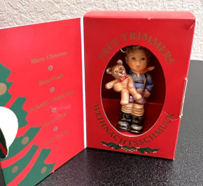 Hummel # 1387 Hum 2074/A/O  ''Christmas Gift''  Ornament 1998 TMK 7  NEW!