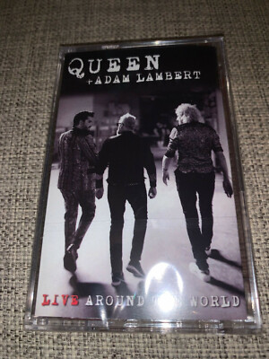 QUEEN + ADAM LAMBERT - LIVE AROUND THE WORLD - SOLD OUT LIMITED RED CASSETTE NEW