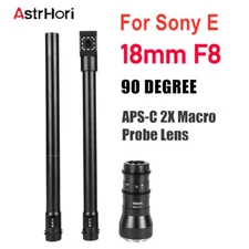 AstrHori 18mm F8 90° APS-C Macro 2x Probe Lens 90 Degree Angle for Sony E Camera