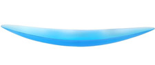 Venini Battuti Canoa Murano Art Glass Canoe Bowl Centerpiece Blue Decor