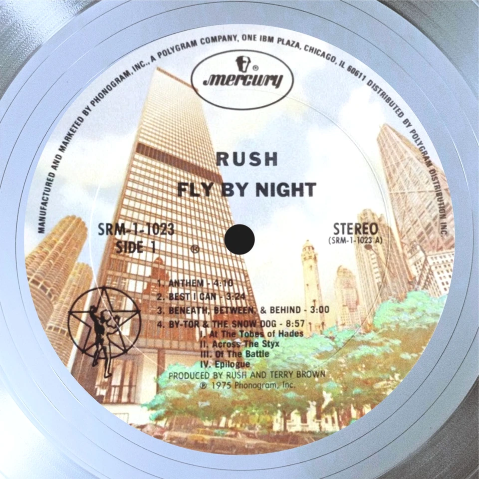 Rush – Fly by Night /LP Platinum 12 inches / Souvenir in black fram /Memorabilia - Image 2 of 4