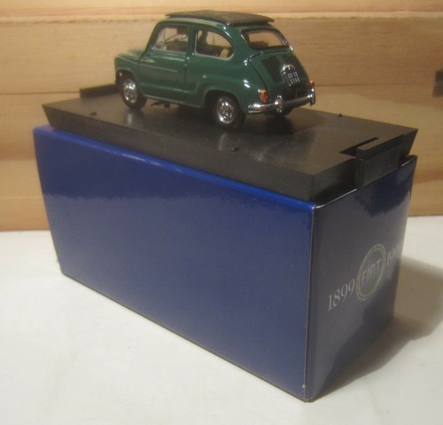 1690. BRUMM R318-07 FIAT 600D 1960 Chiusa/Closed Verde scuro/Dark Green- Sp. Ed. - Foto 4 di 7