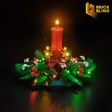 BrickBling LED Light Set for LEGO Christmas Table Decoration 40743 (Standard)