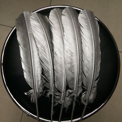 Beautiful 10-100pcs Gold and Silver Turkey Feathers 25-30cm/10-12 inch Decorate - 第 4/5 張圖片