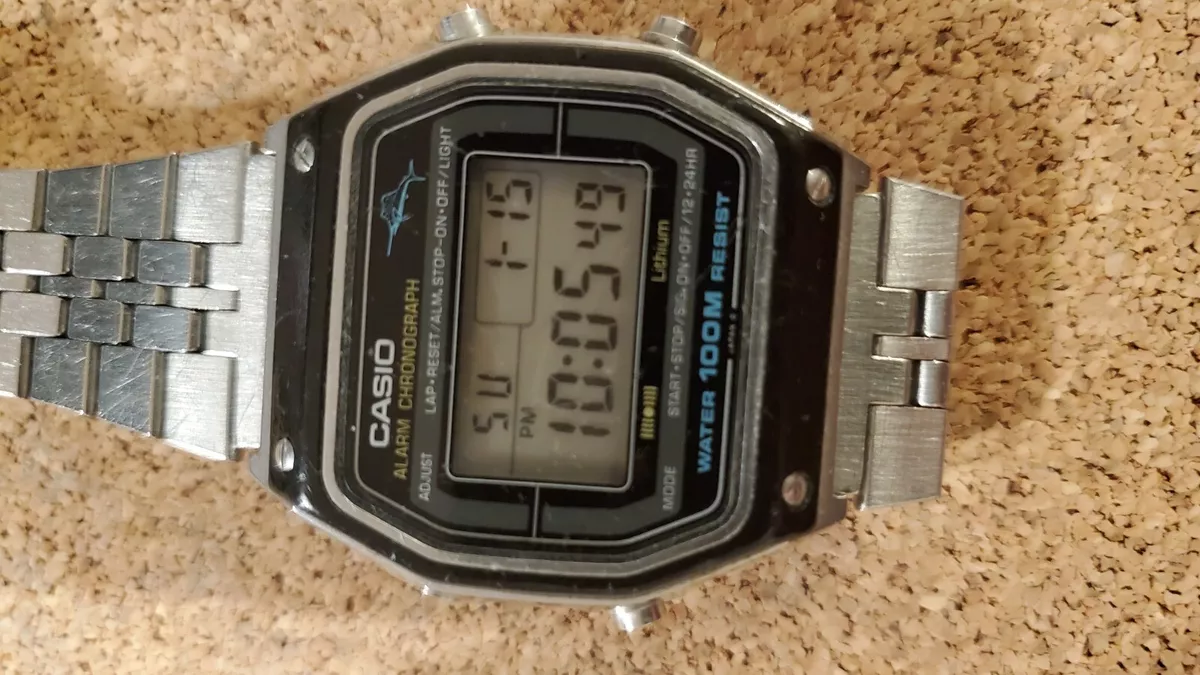 Vintage Casio Marlin W-450 W450 original bracelet