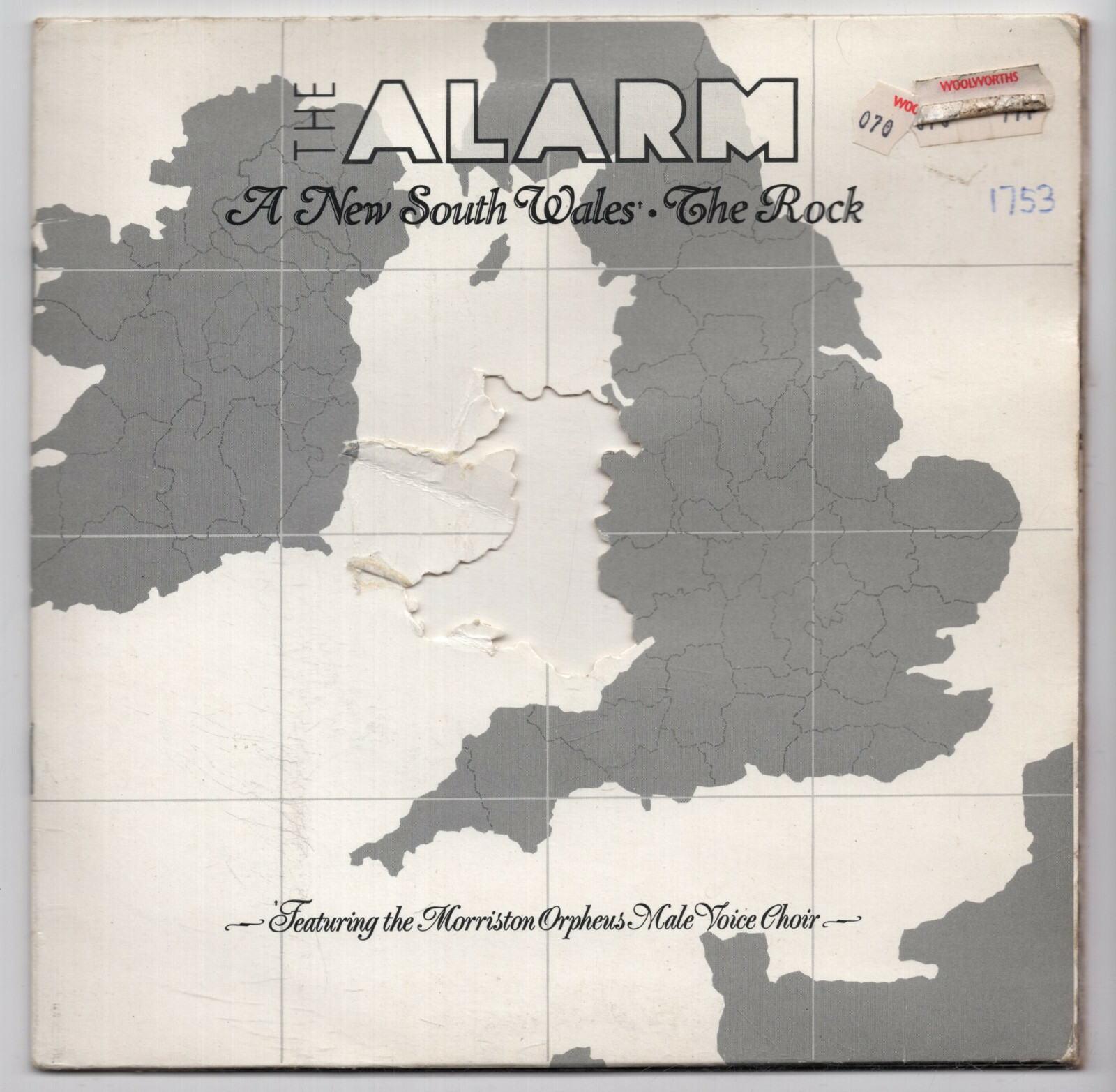 (F992) The Alarm, A New South Wales / The Rock - 1989 - 7"" vinyl