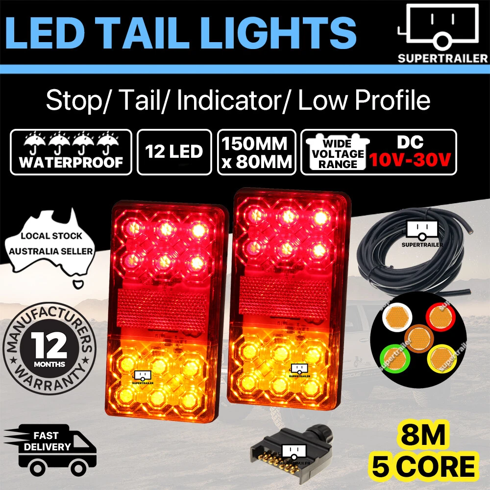 Led caravan on sale tail lights