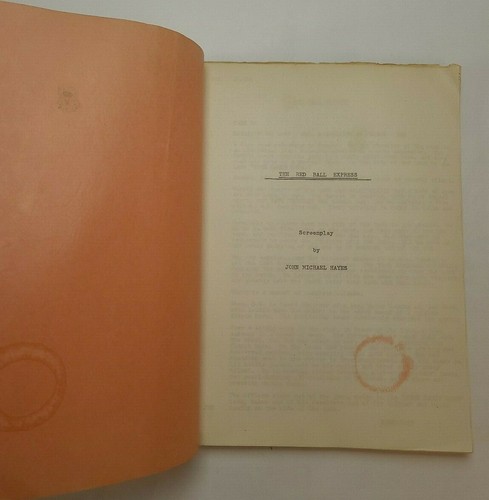 RED BALL EXPRESS / John Michael Hayes 1951 Screenplay, military truck drivers - Picture 4 of 12