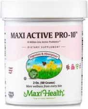 Maxi Health Kosher Maxi Active Pro-10 Probiotic Powder 2 Oz