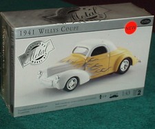 TESTORS 1941 WILLYS COUPE DIECAST ASSEMBLY MODEL KIT 1/43 SEALED BOX SKILL 2