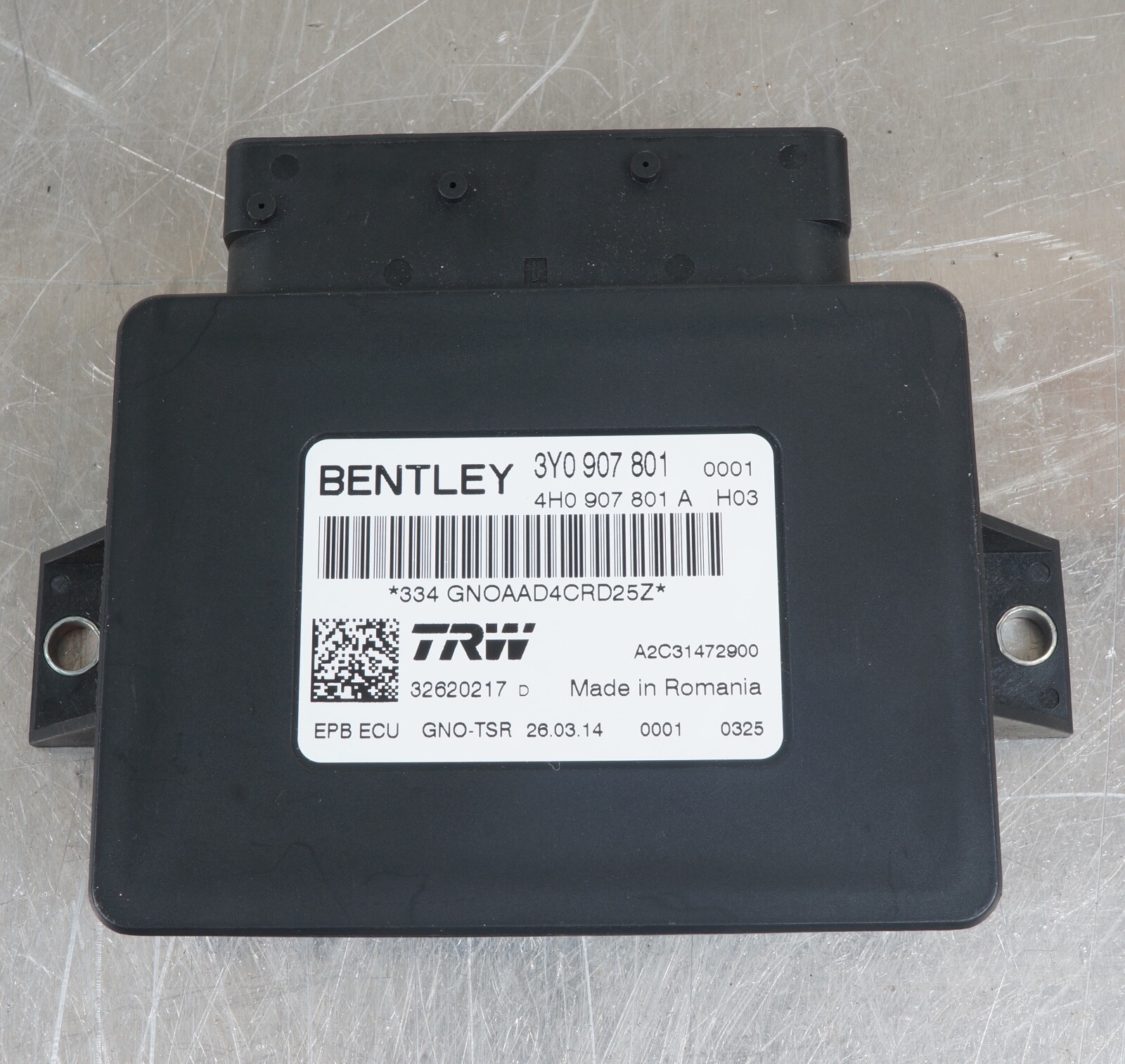2012 - 2020 BENTLEY MULSANNE PARKING AID PARK ASSIST CONTROL MODULE 4H0907801A