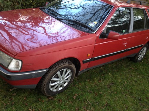 1994 PEUGEOT 405 GLX DIESEL RED - Picture 11 of 11