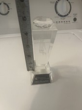 Crystal Men basketball trophy
