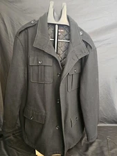 MICHAEL KORS WOOL PEA COAT JACKET MENS XL  New   $399.00
