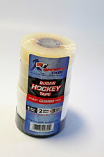 Sports Tape Hockey Tape Six Pack White, Black  Clear Stick  Shin Pad Tape