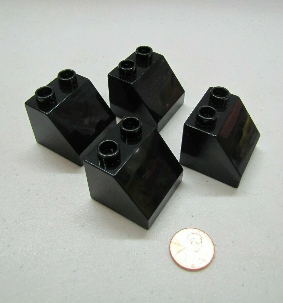 Black duplo store bricks
