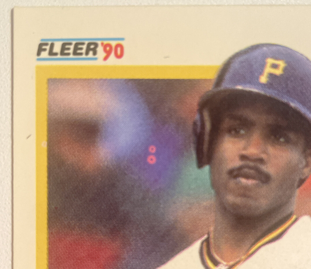 1990 Fleer- Barry Bonds #461 *ERROR CARD* Red Dots | eBay