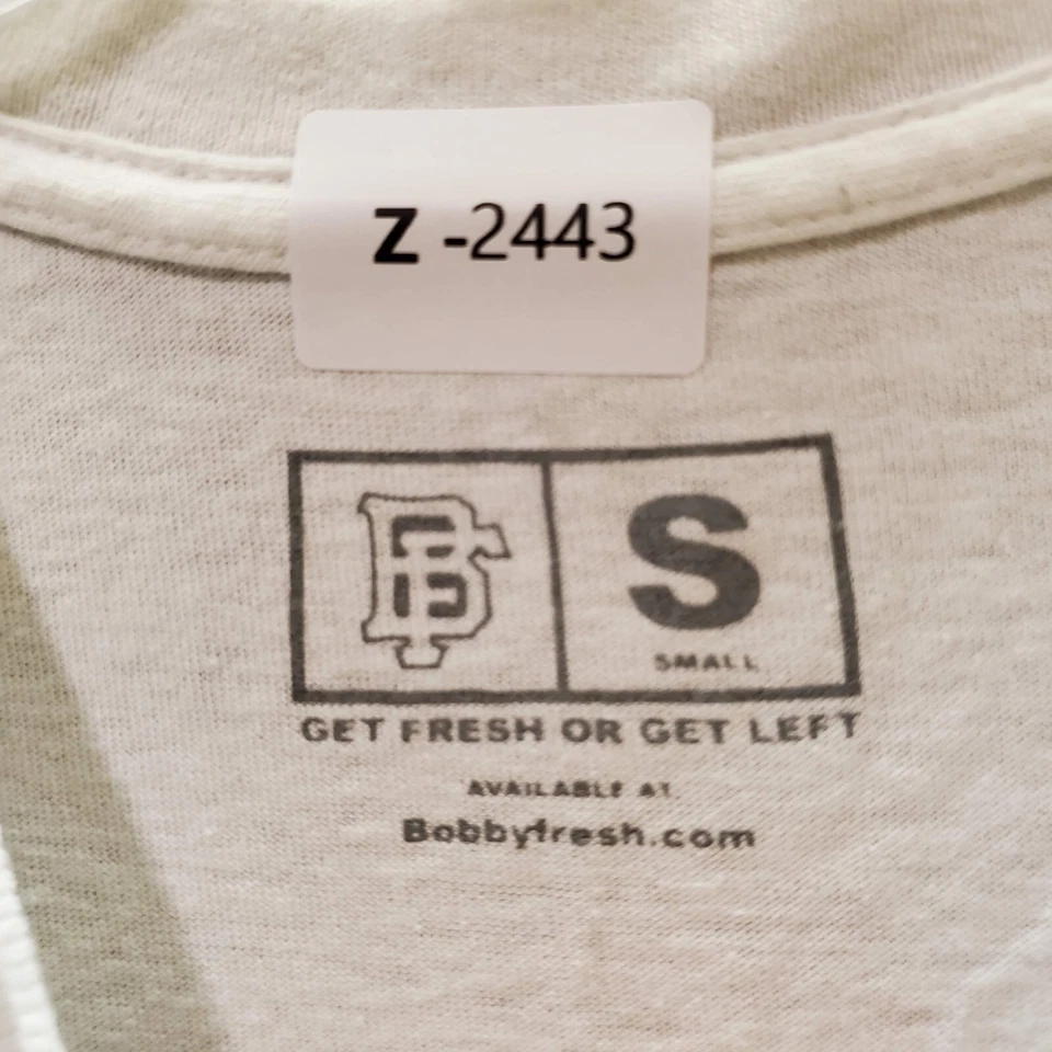 Bobby Fresh Men T-Shirt Small White Muhammad Ali Underwater Logo Graphic READ - Image 2 of 4