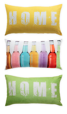 Kissenhülle Home samt weich Zierkissen Kissenbezug 30x50 cm Deko Kissen