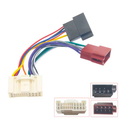 Car Radio Audio ISO Wiring Harness Adapter for Hyundai KIA (2004+) Auto ISO 24P
