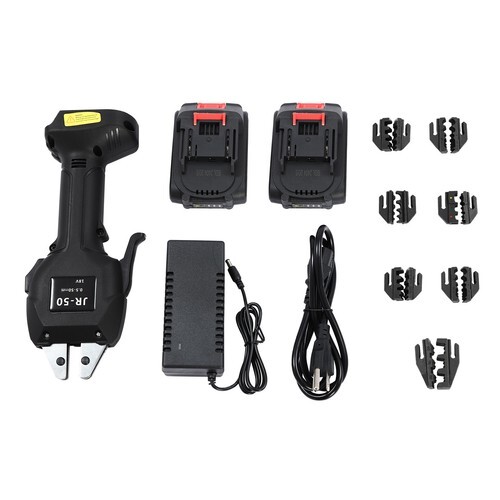 JR-50 Electric Crimping Pliers Terminal Crimping Tool Rechargeable DC 18V/2Ah