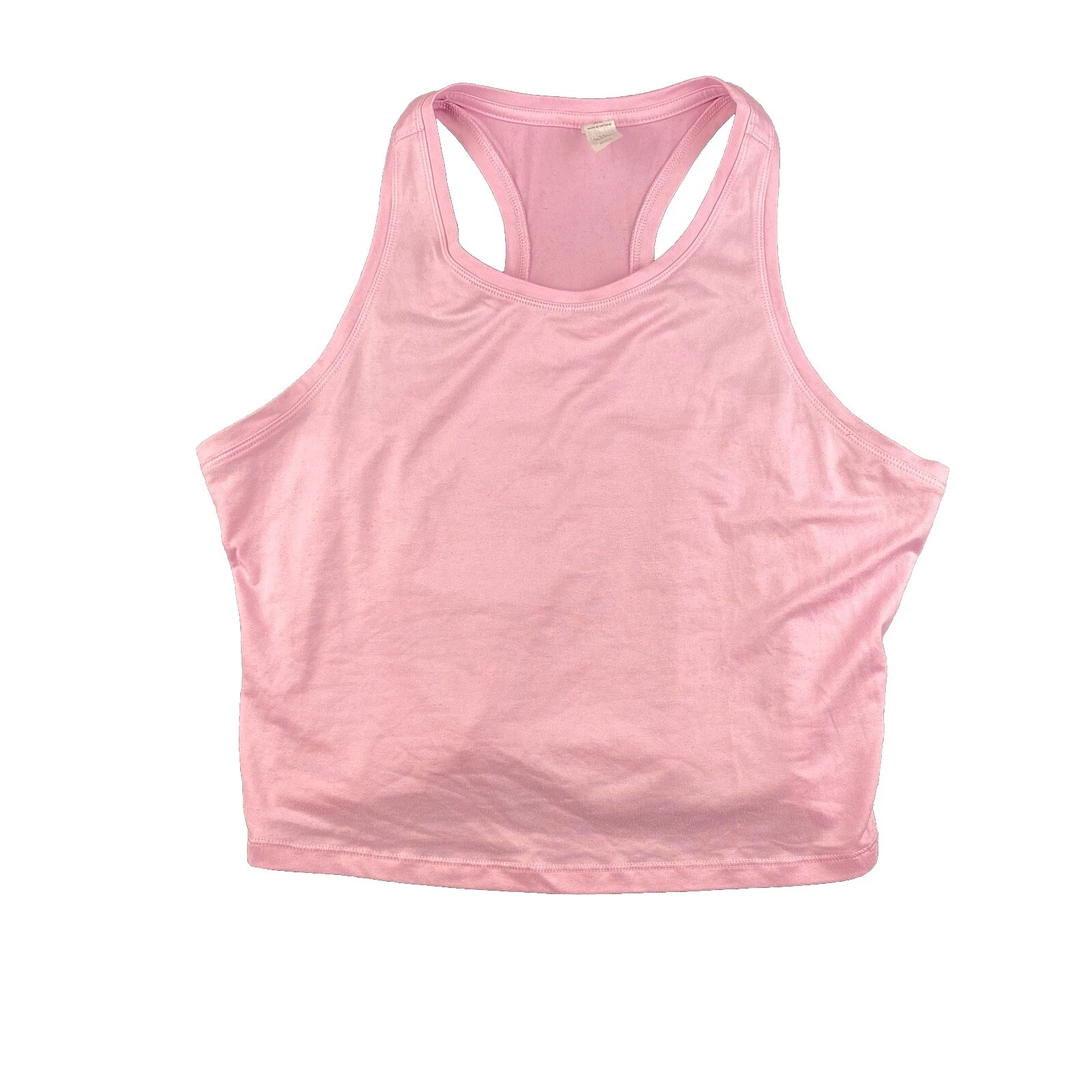 yogalicious ultra soft racerback crop yoga activewear tank-top