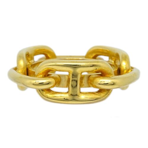 Hermes Chaine d'Ancre Schal Ring Gold klein gut 140289 - Bild 1 von 4