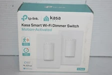 Kasa Smart Motion Sensor Switch, Dimmer Light Switch, 2.4GHz Wi-Fi, White 2-Pack