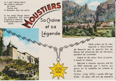 (04) Moustiers-Sainte-Marie.  Seine Kette und seine Legende - Edition Tardy