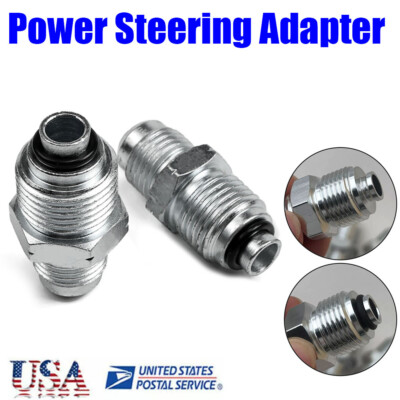 Power Steering Adapter FITTING 6AN 16MM 1.5 AND 18MM 1.5 FOR GM HYDRO BOOST PUMP