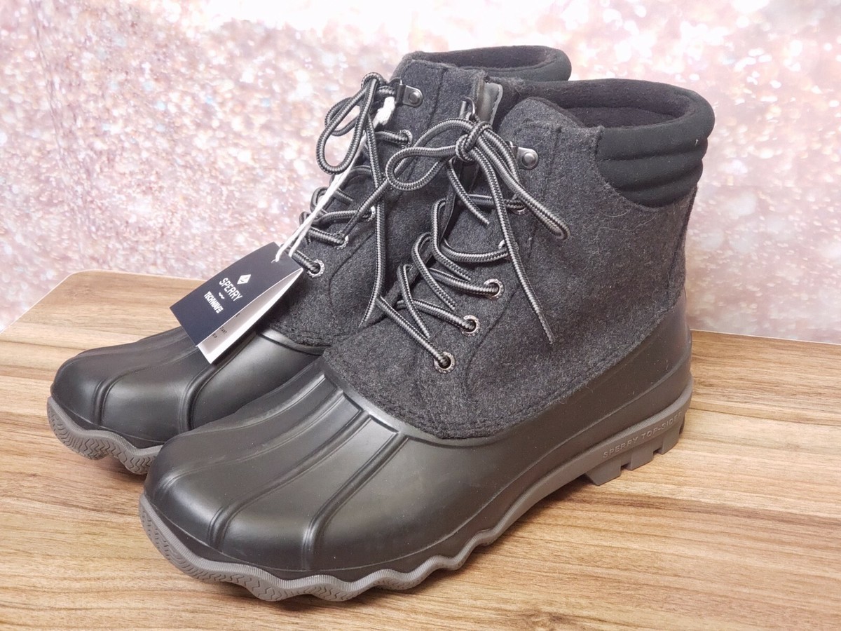 Sperry Men's Avenue Duck Wool Boots Grey