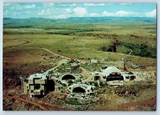 Cordes Junction Arizona AZ Postcard Arcosanti Exterior Aerial View c1979 Vintage