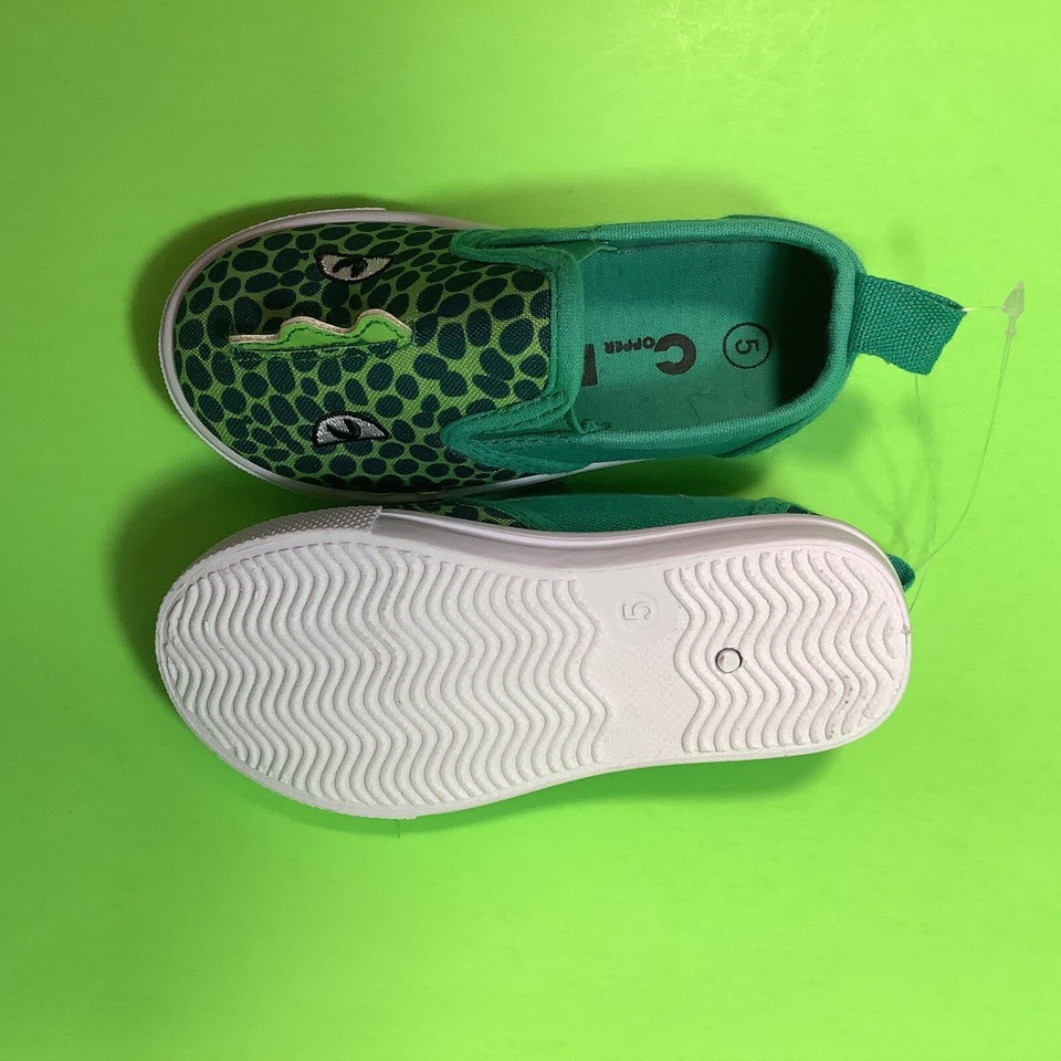 New COOPER DEAIM Boys Shoes Size 5 Green Dragon eBay