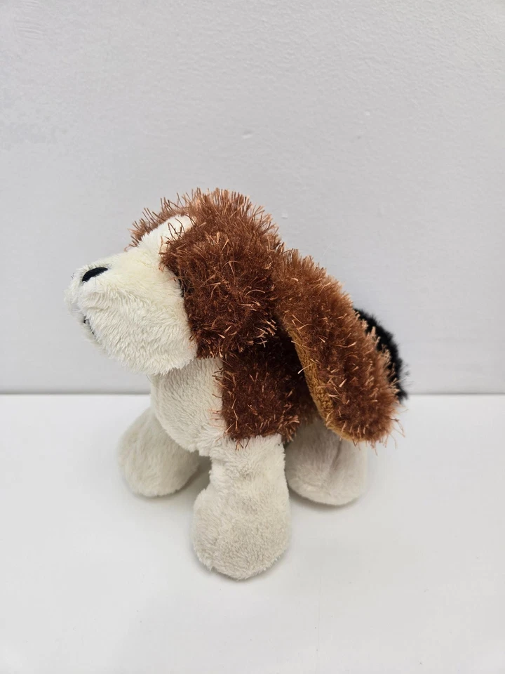 Peluche vintage Webkinz Lil Kinz Basset Hound sin etiqueta, peluche Ganz (6 pulgadas) Foto 3 de 4
